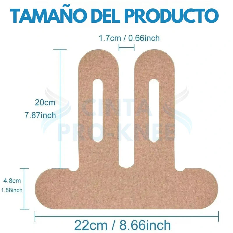 SoporteKnee 12-Pack - Paquete Cinta ortopedica profesional