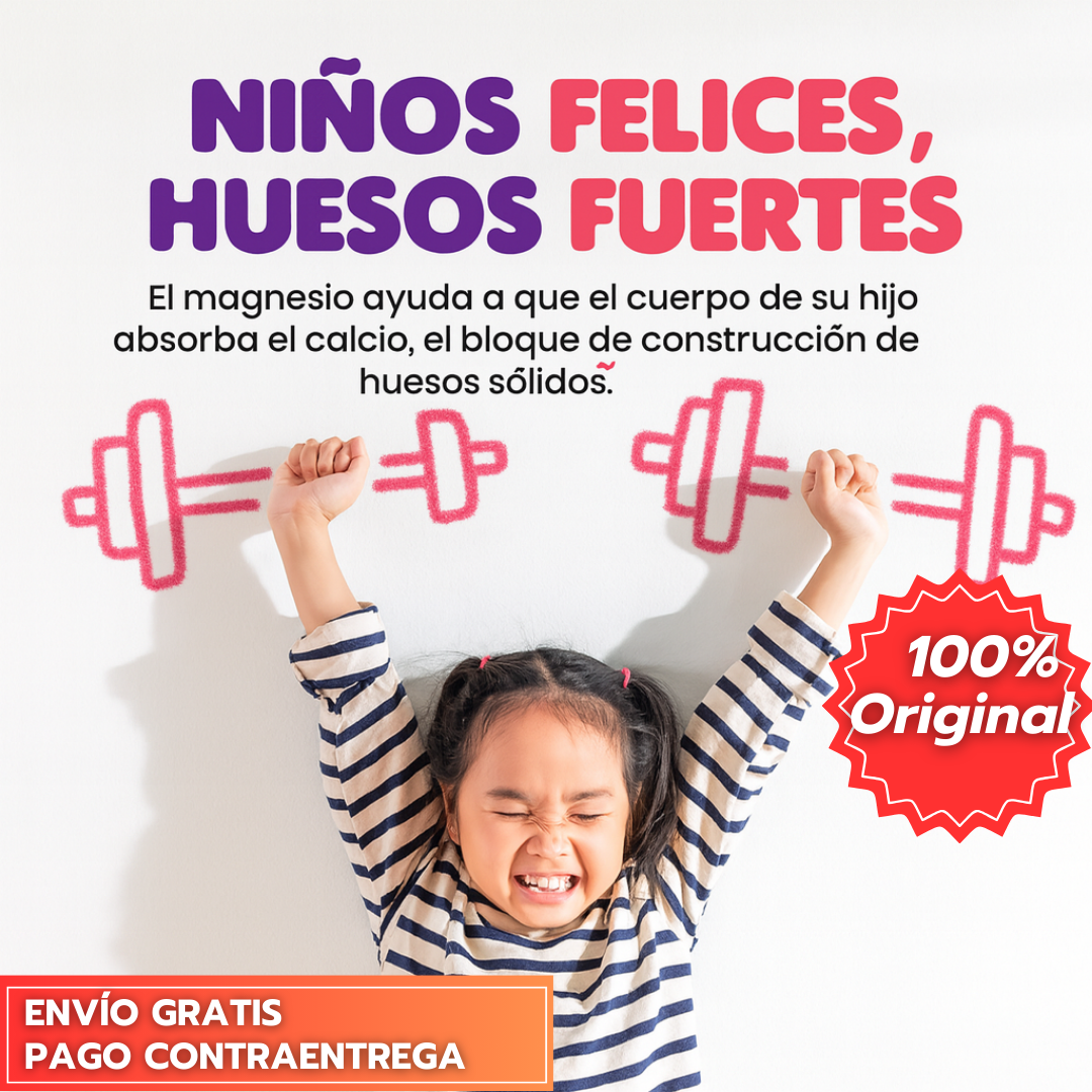 SereniKids™ - Gomitas de Magnesio sin Azúcar para Calmar y Mejorar el Sueño Infantil