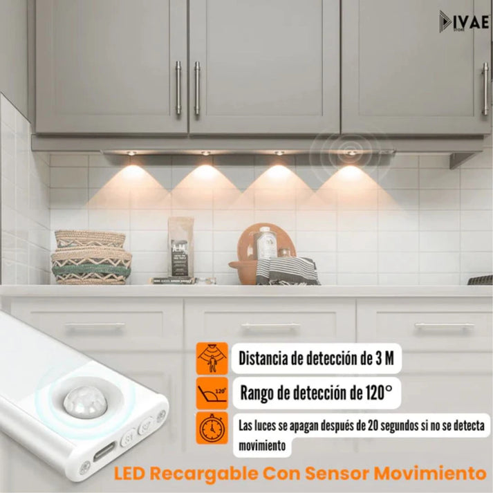 Barra Led con Sensor Movimiento 3 en 1