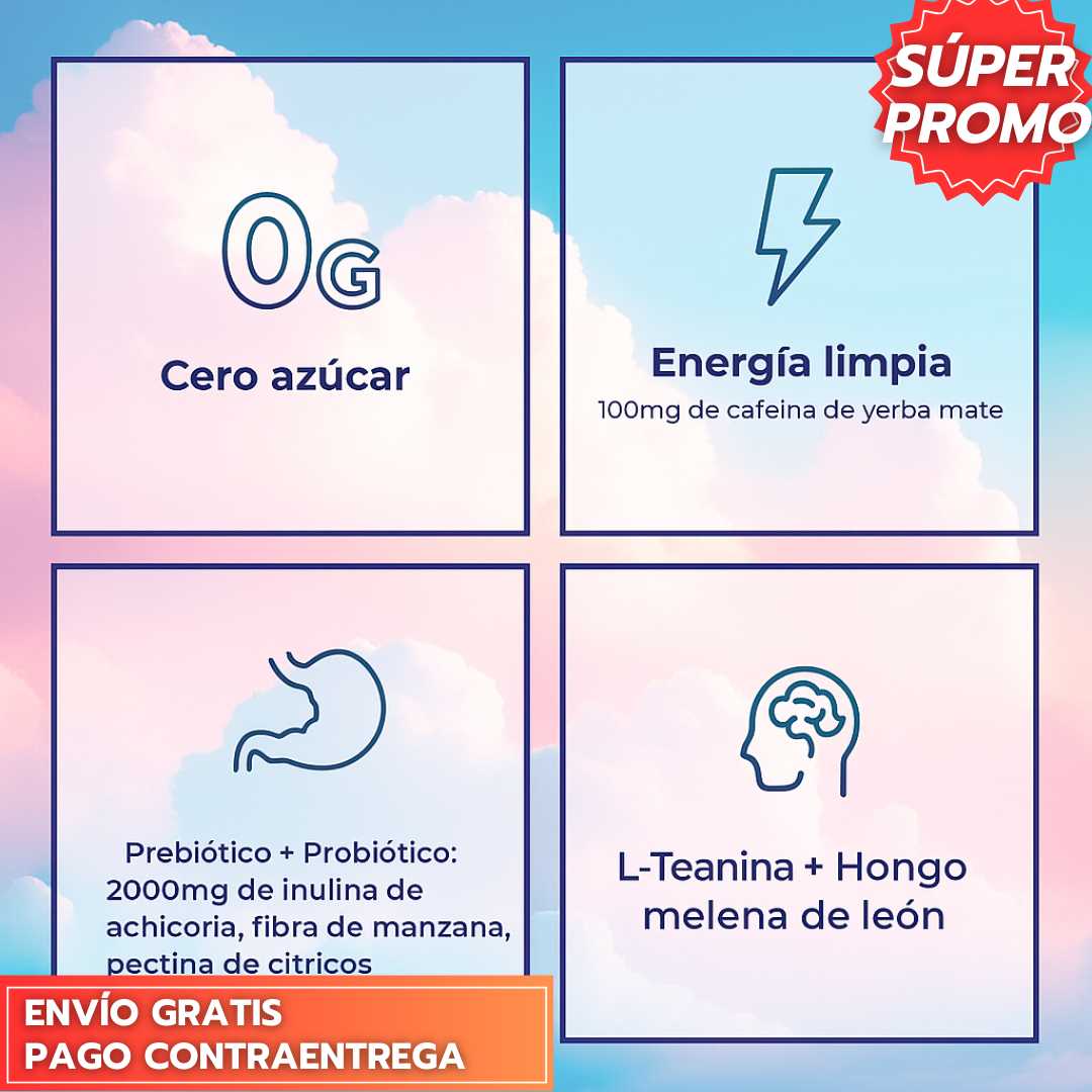 Super Oferta 2x1: Yerba Magic™ - Energía Natural, Enfoque Mental y Digestión Saludable