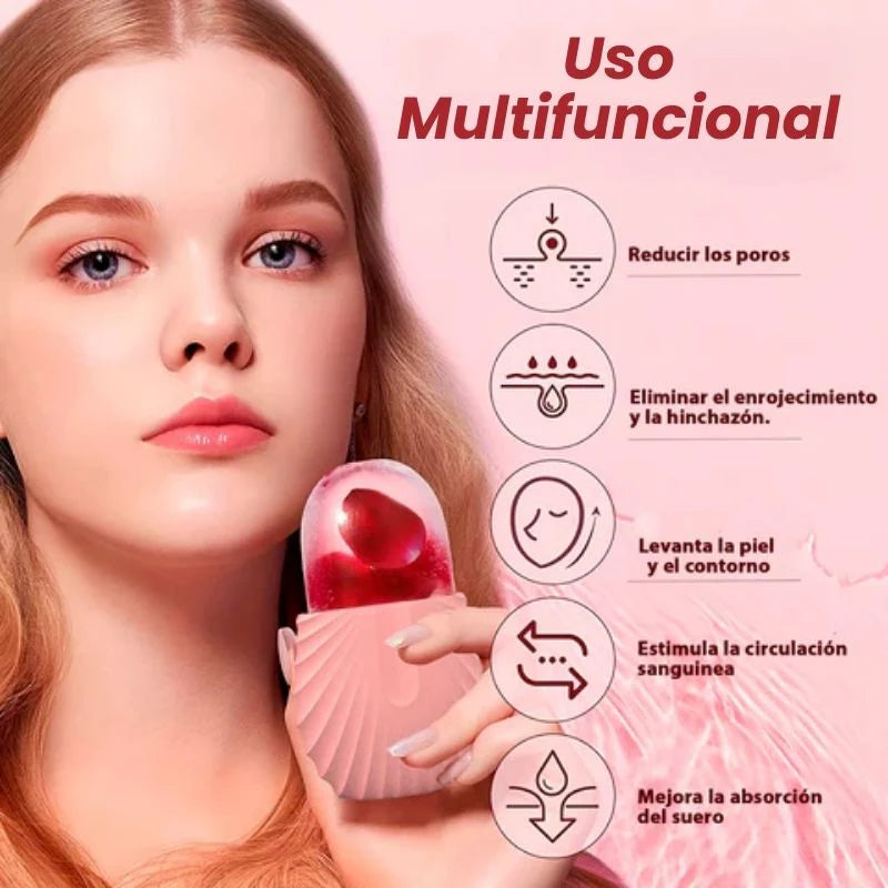 Masajeador Facial Hielo + Guia de Ciudado Facial Gratis