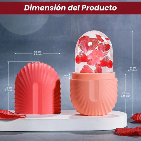 Masajeador Facial Hielo + Guia de Ciudado Facial Gratis