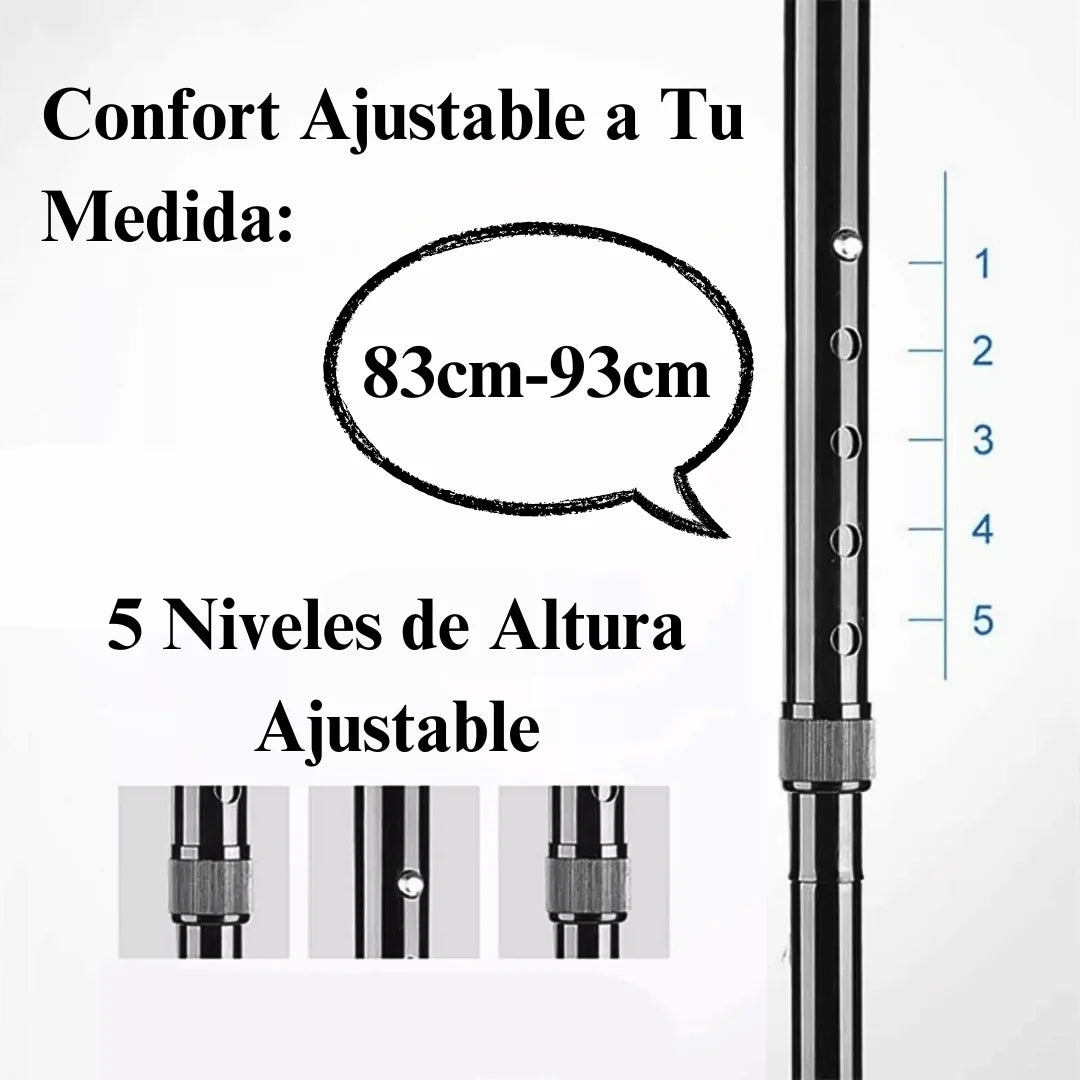 Bastón Plegable Con Luz LED
