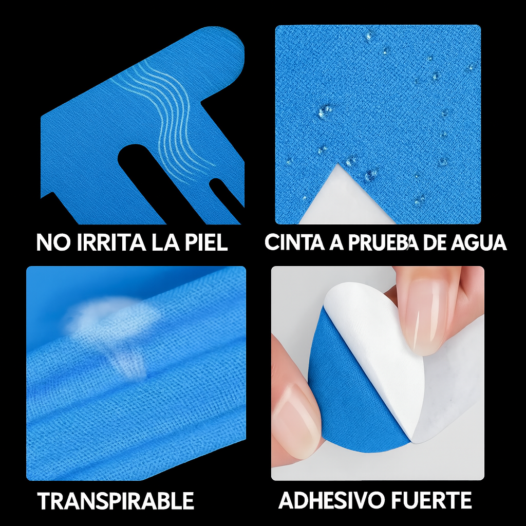 SoporteKnee 12-Pack - Paquete Cinta ortopedica profesional