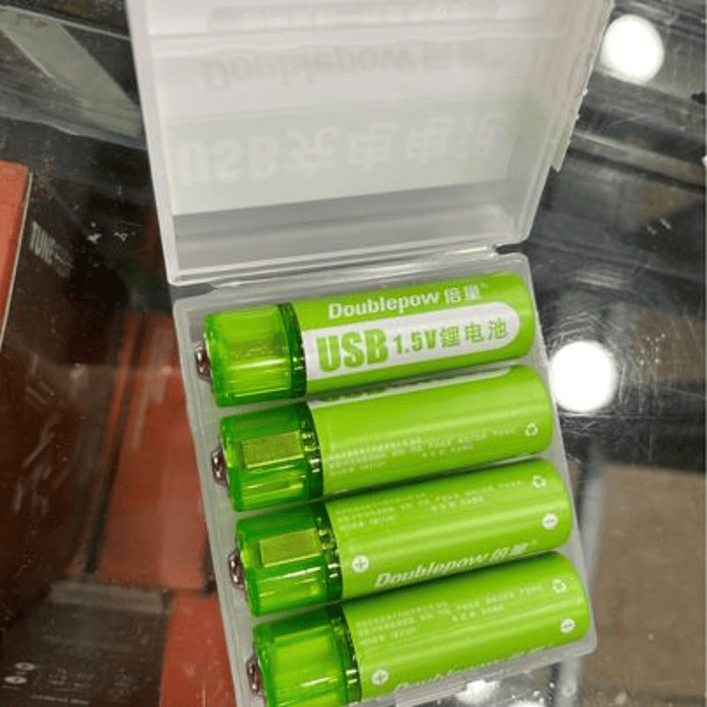 EcoCharge™: Pilas AA Recargables USB - Paga 1 par lleva 2