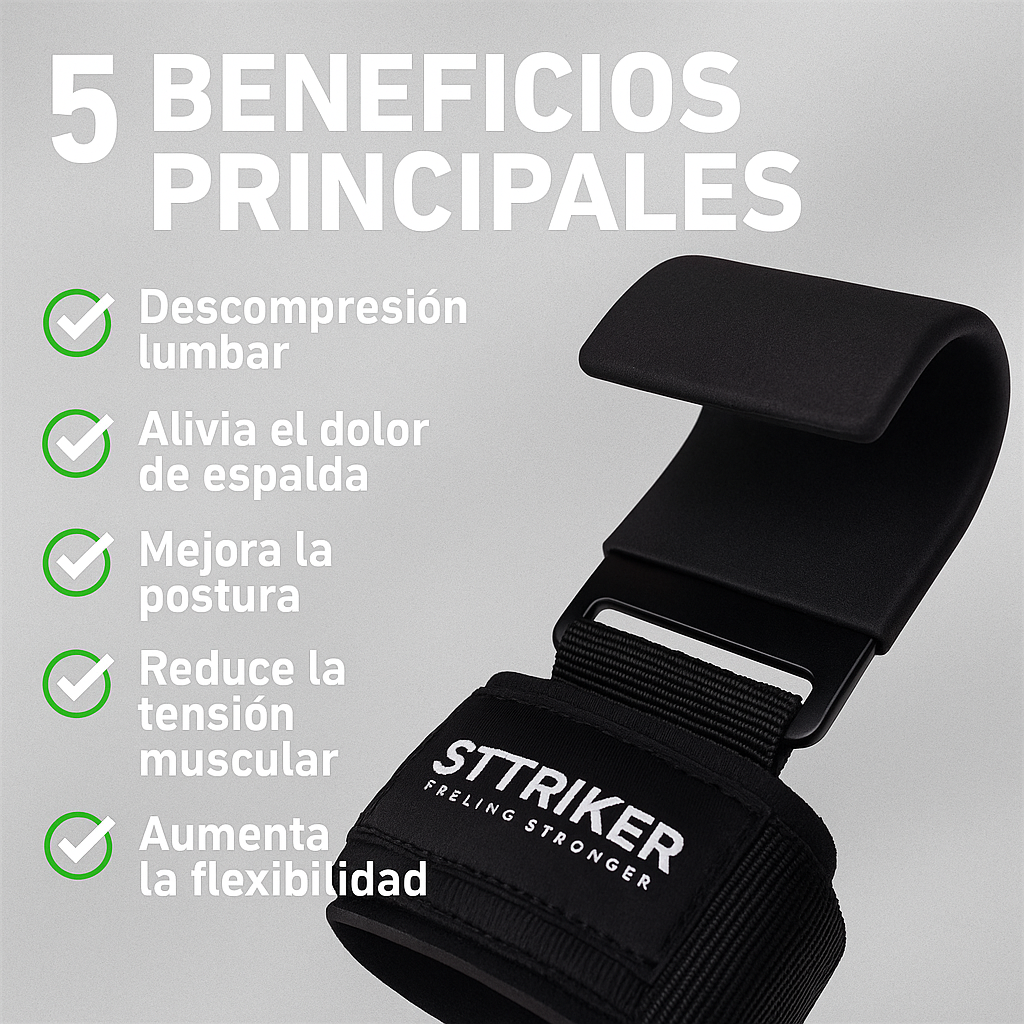Kit X2 Straps Gancho - Descomprime tu espalda en Segundos