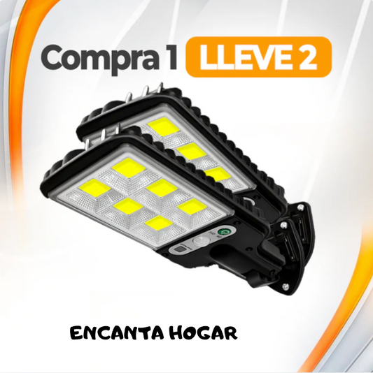 2 Postes de Luz Solar Con sensor y control - Solar Max ™