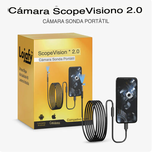 Camara de Sonda Scope Vision 2.0 Original + Regalo