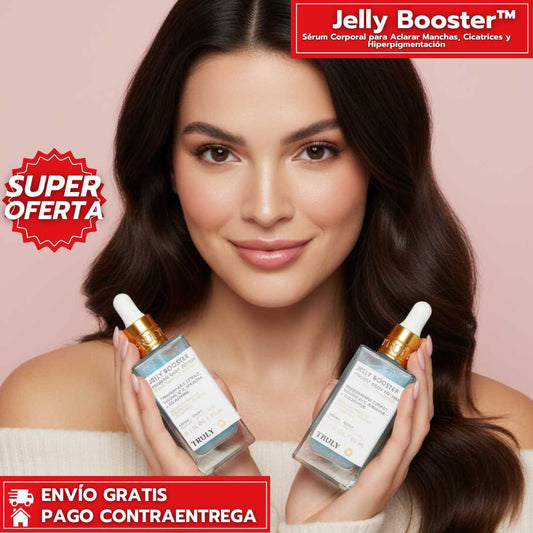 Jelly Booster™: Sérum Corporal con Vitamina B12 y Granada que Reduce Manchas y Hiperpigmentación