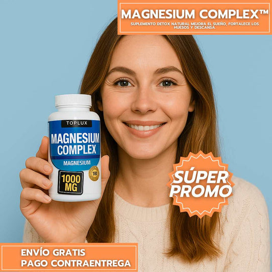 Magnesium Complex™: Magnesio Multifuente para Músculos, Huesos y Descanso Profundo