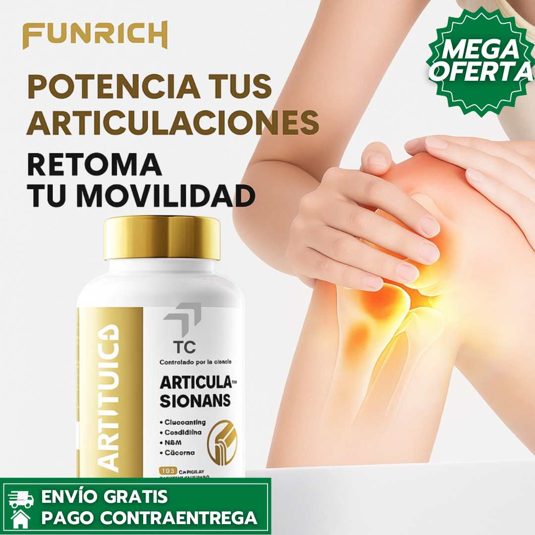FUNRICH ™- Suplemento Natural para Articulaciones Fuertes y Sin Dolor