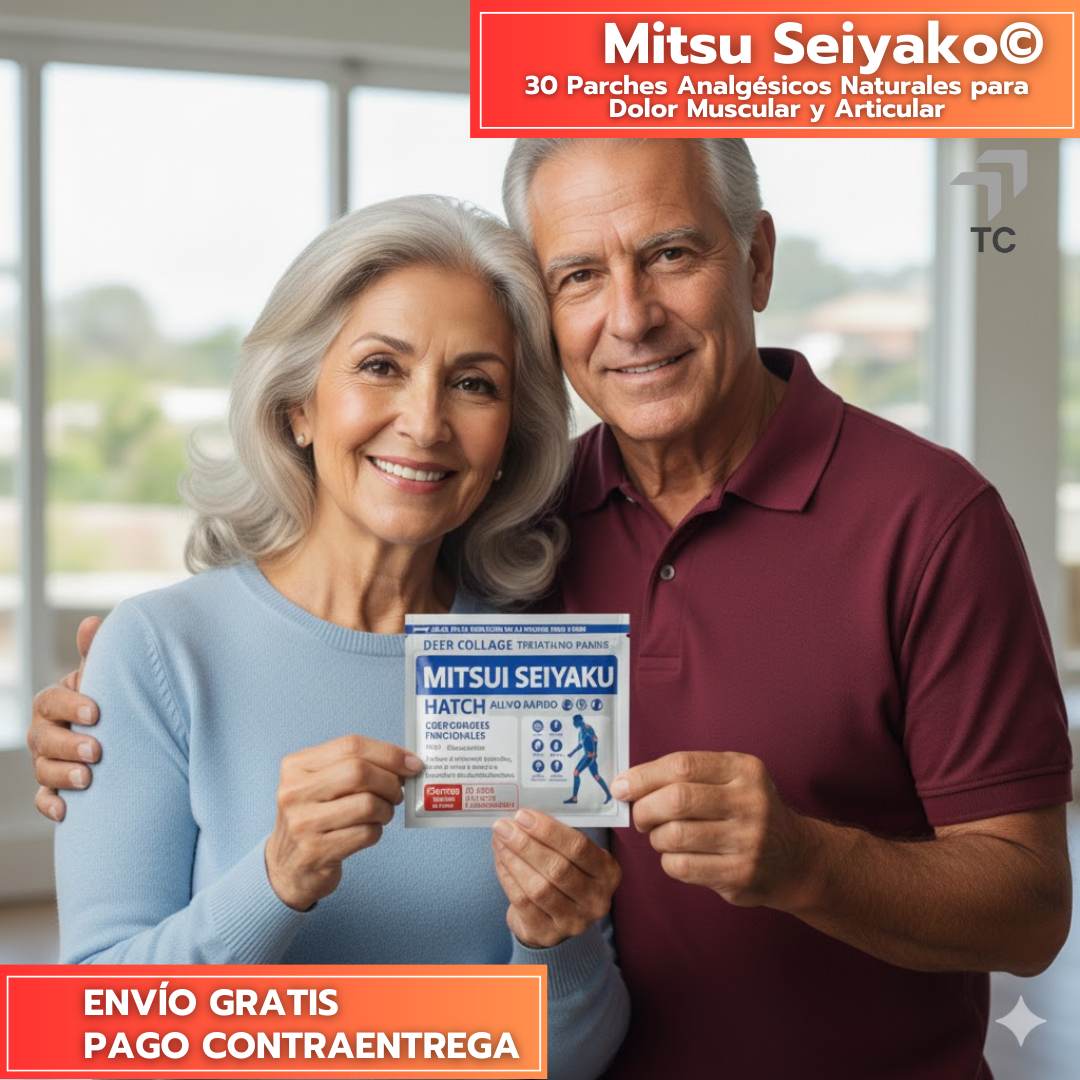 Mitsu Seiyako | 30 Parches Analgésicos Naturales para Dolor Muscular y Articular