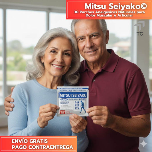 Mitsu Seiyako | 30 Parches Analgésicos Naturales para Dolor Muscular y Articular