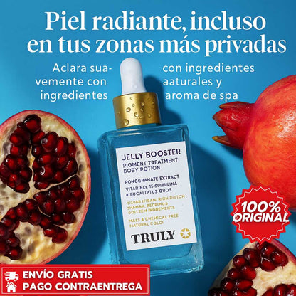 Jelly Booster™: Sérum Corporal con Vitamina B12 y Granada que Reduce Manchas y Hiperpigmentación