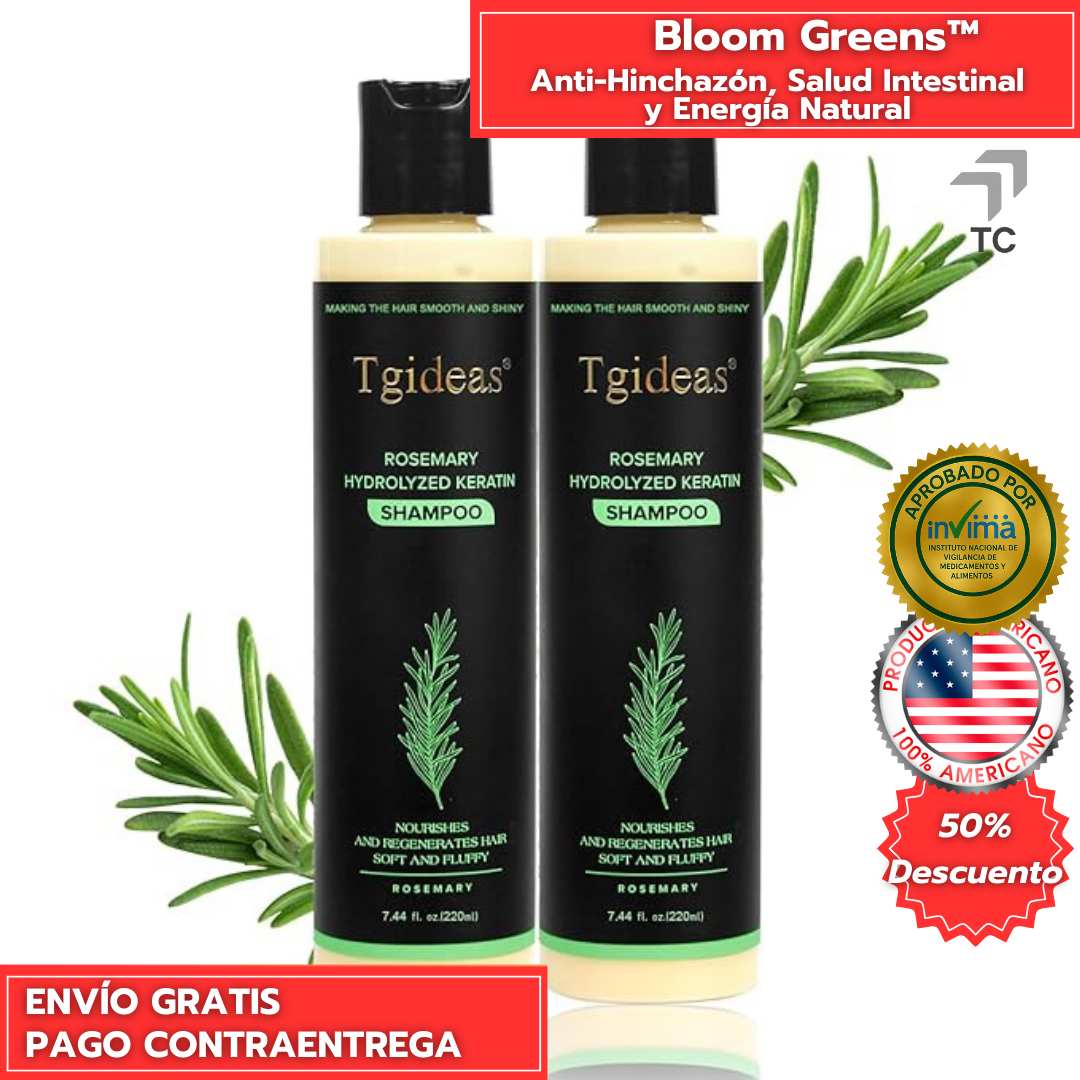 Champú Tgideas Profesional – Repara, Fortalece y Engrosa desde la Raíz