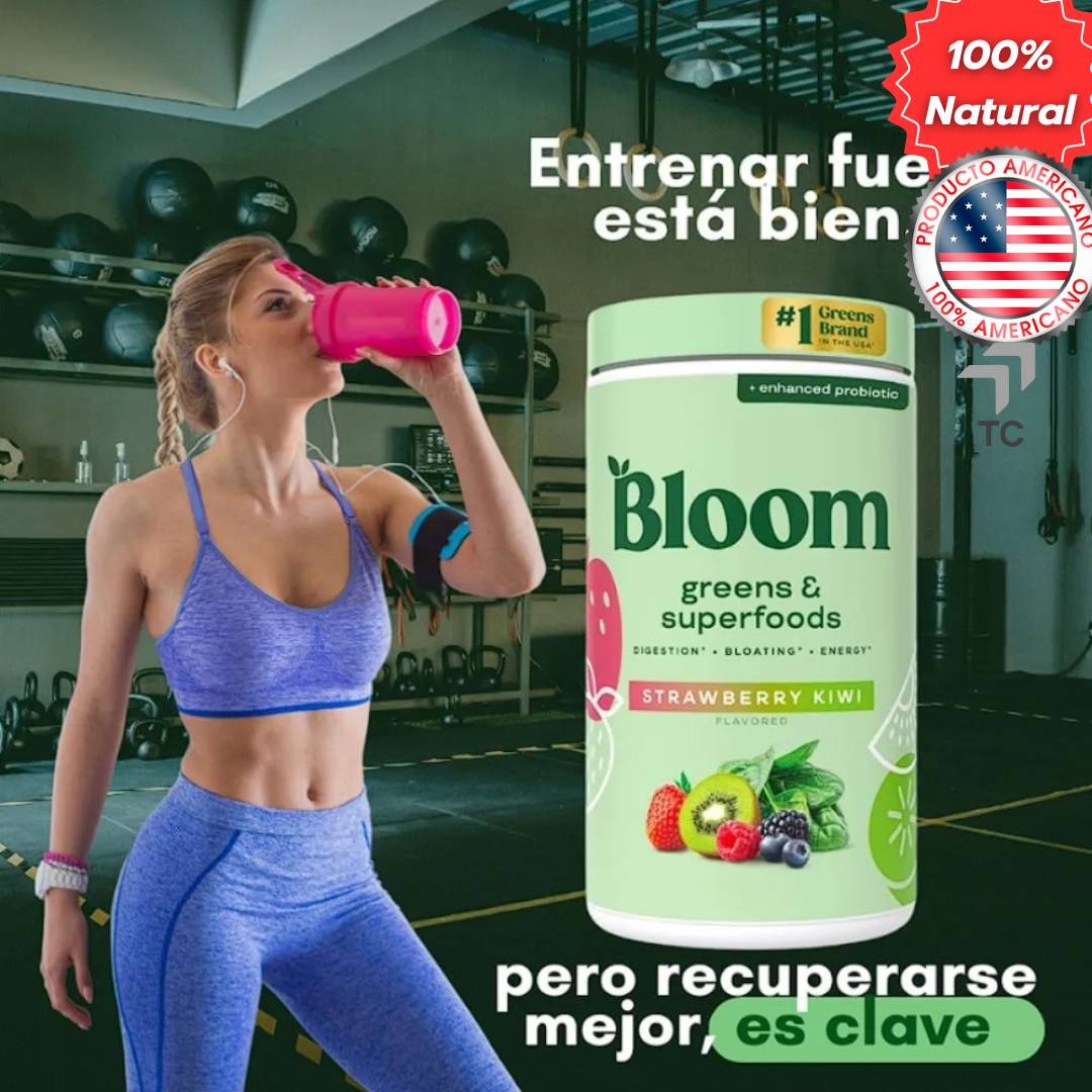 Bloom Greens™ Superfood – Anti-Hinchazón, Salud Intestinal y Energía Natural