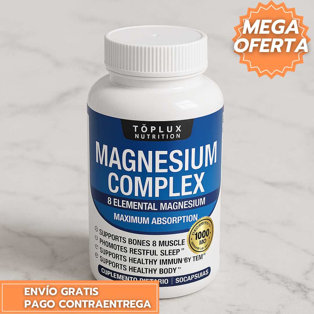 Magnesium Complex™: Magnesio Multifuente para Músculos, Huesos y Descanso Profundo