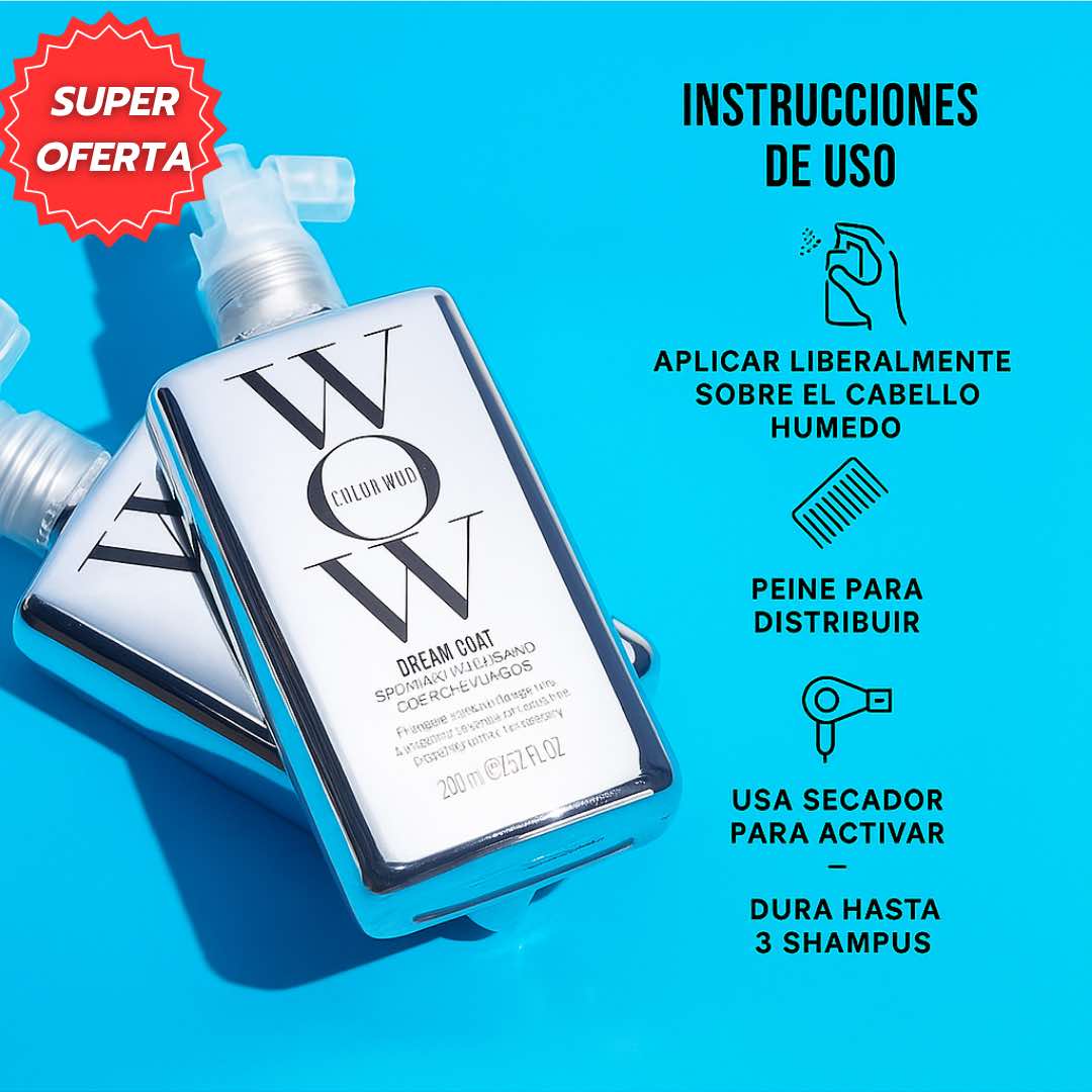 Color Wow - Tratamiento antifrizz Extra Strength Dream Coat