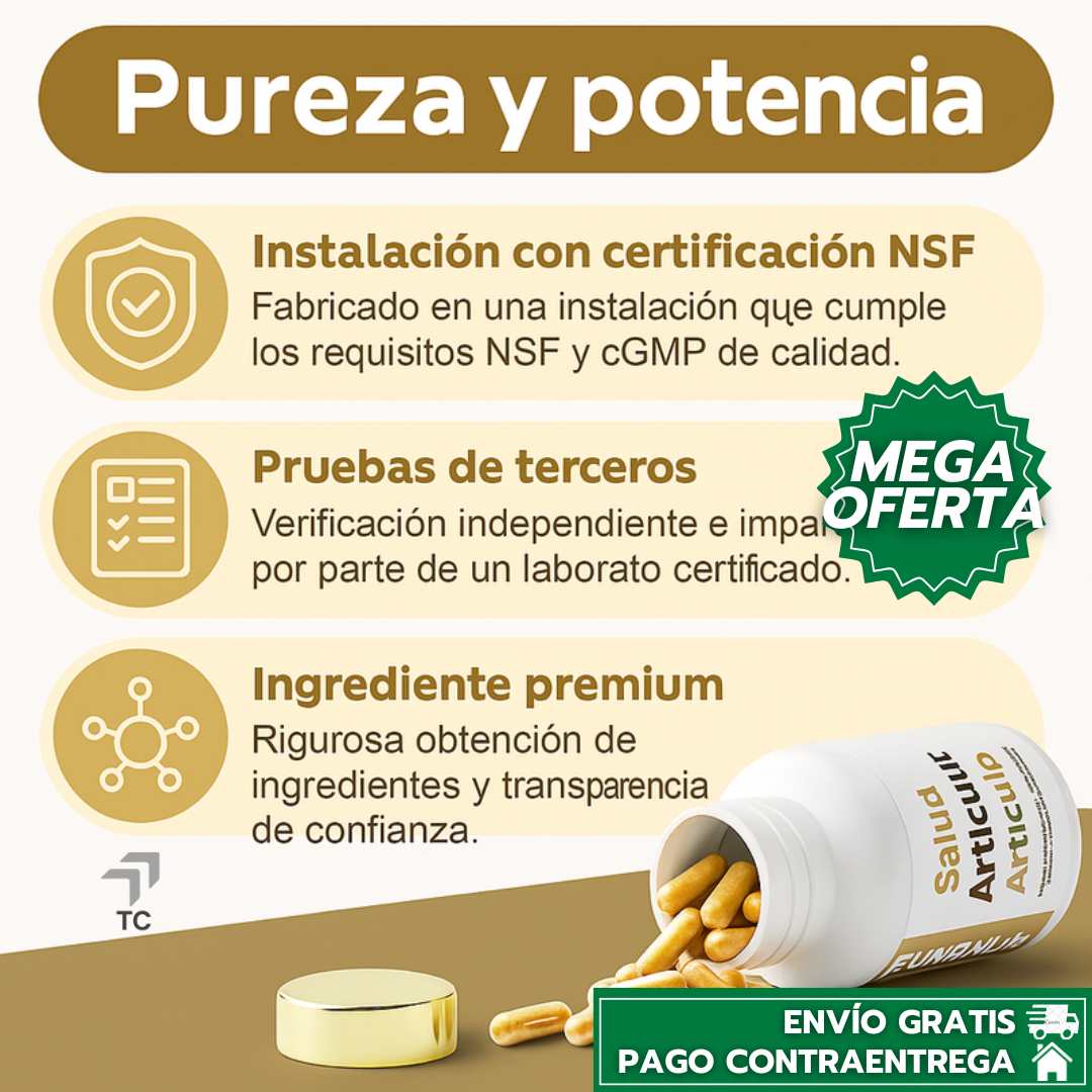 FUNRICH ™- Suplemento Natural para Articulaciones Fuertes y Sin Dolor