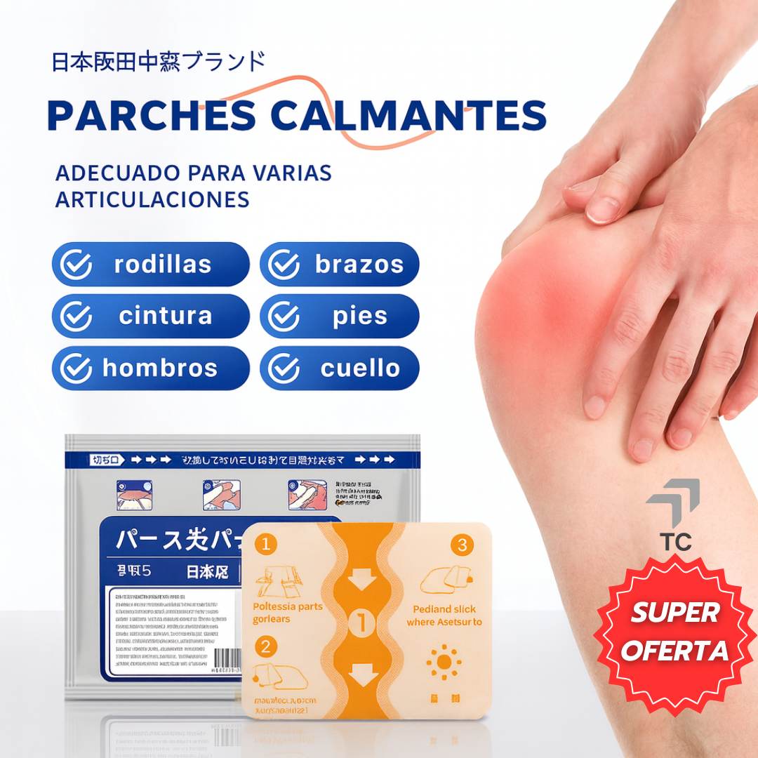 Mitsu Seiyako | 30 Parches Analgésicos Naturales para Dolor Muscular y Articular