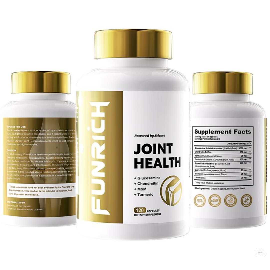 FUNRICH ™- Suplemento Natural para Articulaciones Fuertes y Sin Dolor