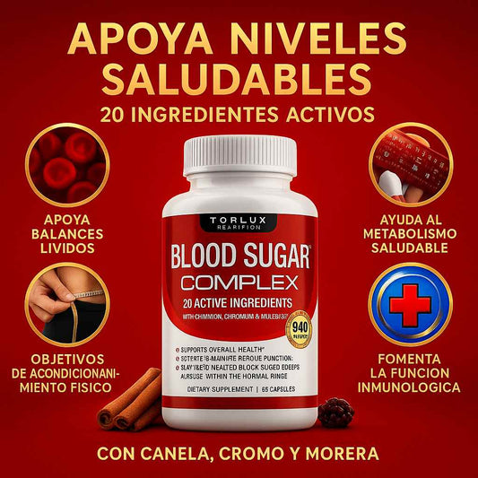 Blood Sugar Complex Original -Complejo Natural Regulador De Azúcar En Sangre