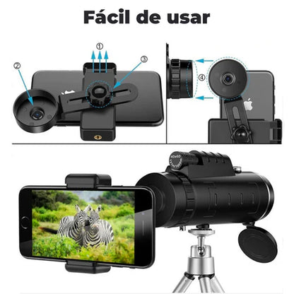 Telescopio Portátil com Visión Noturna - Falcon™