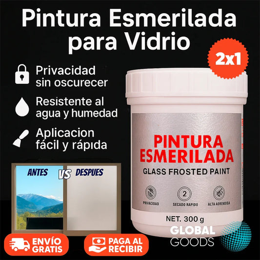 Pintura Americana Glass Pro 300g + Brocha | Pack 2 Unidades