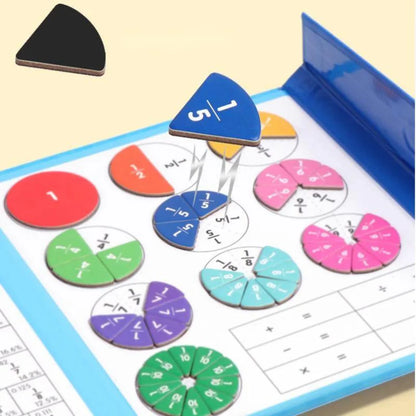 Libro Magnético De Aprendizaje De Fracciones Matemáticas