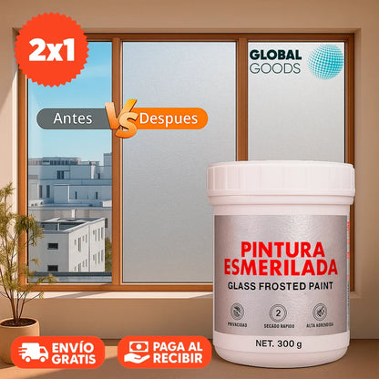Pintura Americana Glass Pro 300g + Brocha | Pack 2 Unidades
