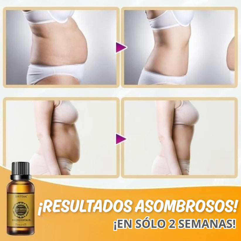 Aceite de jengibre para el drenaje linfático - Promoción del último día