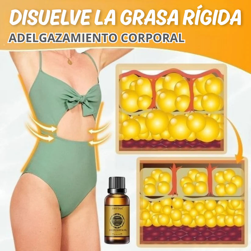 Aceite de jengibre para el drenaje linfático - Promoción del último día