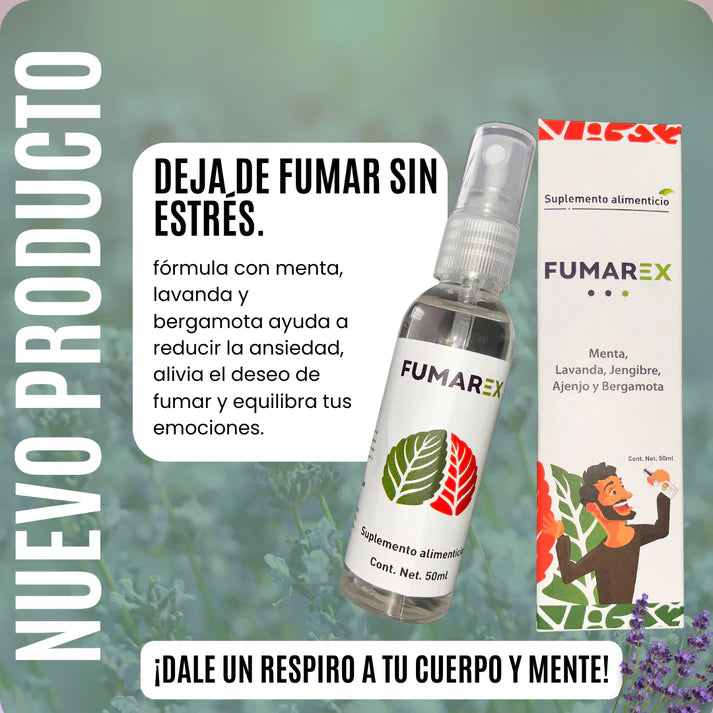 Paga 1 lleva 2  Fumarex - Deje de fumar naturalmente