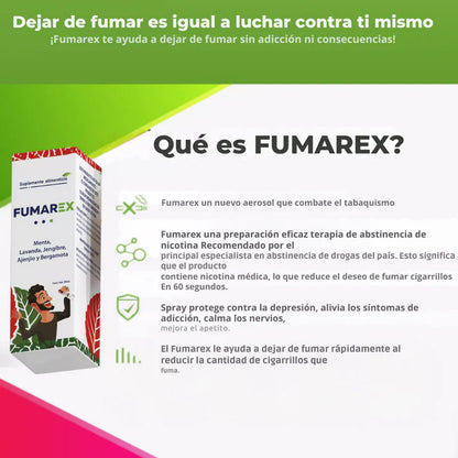 Paga 1 lleva 2  Fumarex - Deje de fumar naturalmente