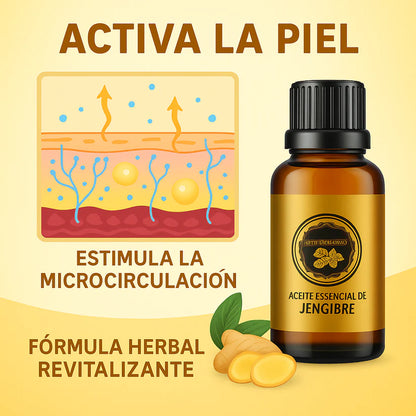 Aceite de jengibre para el drenaje linfático - Promoción del último día